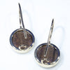 Solid Opal Earrings Rear View