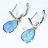 10k Gold - Solid Boulder Opal - Natural Diamonds