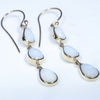 Easy Wear Classy Drop Opal Earring Design