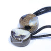 Natural Boulder Opal Beads on the Adjustable Pull Strings