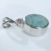 Silver Opal Pendant Side View