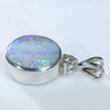 Silver Opal Pendant Side View