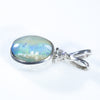 Silver Opal Pendant Side View