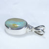 Silver Opal Pendant Side View