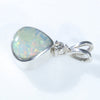 Silver Opal Pendant Side View