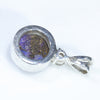 Solid Opal Penant rear View