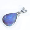 Sterling Silver - Solid Boulder Opal - Natural Diamond