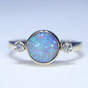 Natural Lightning Ridge Dark Opal
