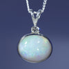 Easy Wear Round Opal Pendant Design