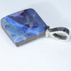 Silver Opal Pendant Side View