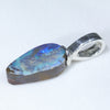 Silver Opal Pendant Side View