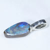 Silver Opal Pendant Side View