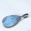 Australian Boulder Opal Silver Pendant with Silver Chain (14mm x 9mm) Code-ESP69