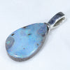 Australian Boulder Opal Silver Pendant with Silver Chain (14mm x 9mm) Code-ESP69