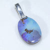 Sterling Silver - Solid Boulder Opal