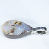 Australian Boulder Opal Silver Pendant with Silver Chain (14mm x 8.5mm) Code-ESP68