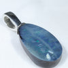 Australian Boulder Opal Silver Pendant with Silver Chain (14mm x 8mm) Code-ESP90