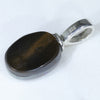 Australian Boulder Opal Silver Pendant with Silver Chain (10.5mm x 8mm) Code-ESP79