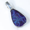 Australian Boulder Opal Silver Pendant with Silver Chain (12mm x 8mm) Code-ESP80