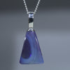 Natural Australian Boulder Opal Silver Pendant