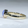 Opal Gold Ring Side View