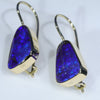 Easy Wear Gold Opal Earring Design