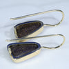 Solid Opal Earrings Rear View