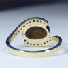 Solid Opal Ring Rear View