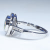 Opal Engagement Ring Side View