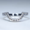 Wedding Band Shaped to Fit Opal Engagement Ring