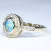 Gold Engagement Ring Side View