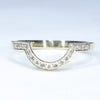 Australian Boulder Opal & Diamond Gold Engagement and Wedding Ring Set - Size  7 US Code DWB14