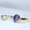 Opal Engagement Ring And Wedding Band Separate 