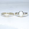 Opal Ring and Wedding Band Separate 