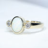 Opal Engagement Ring Separate from Wedding Band