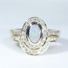 Natural Lightning Ridge Black Crystal Opal