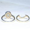Opal Wedding Set Reat view