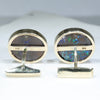 Solid Opal CuffLinks Rear view