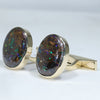 10k Gold - Solid Matrix Opal