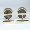 Solid Opal CuffLinks Rear View