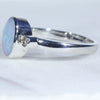 Silver Opal Ring Side Vieqw