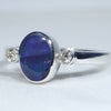 Easy Wear Silver Opal Ring Design 