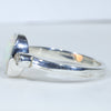 Silver Opal Ring Side View