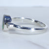 Silver Opal Ring Side view