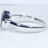Silver Opal ring Side View