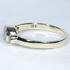 Gold Opal Ring Side View