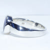 Silver Opal Ring Side View