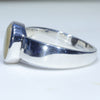 Silver Opal Ring Side View
