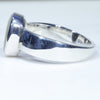 Silver Opal Ring Side View
