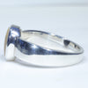 Silver Opal Ring Side View
